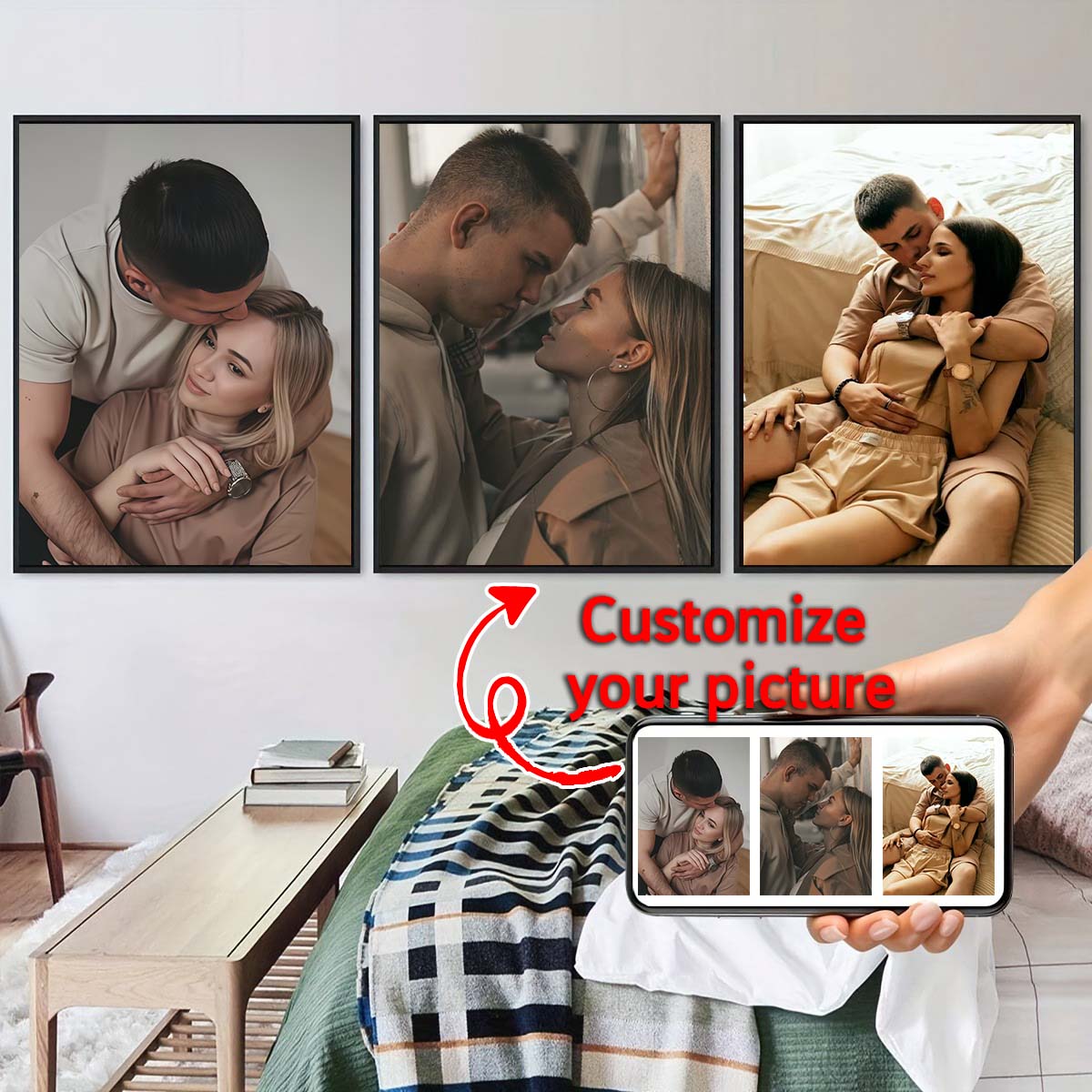 Triptych - 2D Custom Photo Woo - огляд і ціна Home Textiles & Furnishings