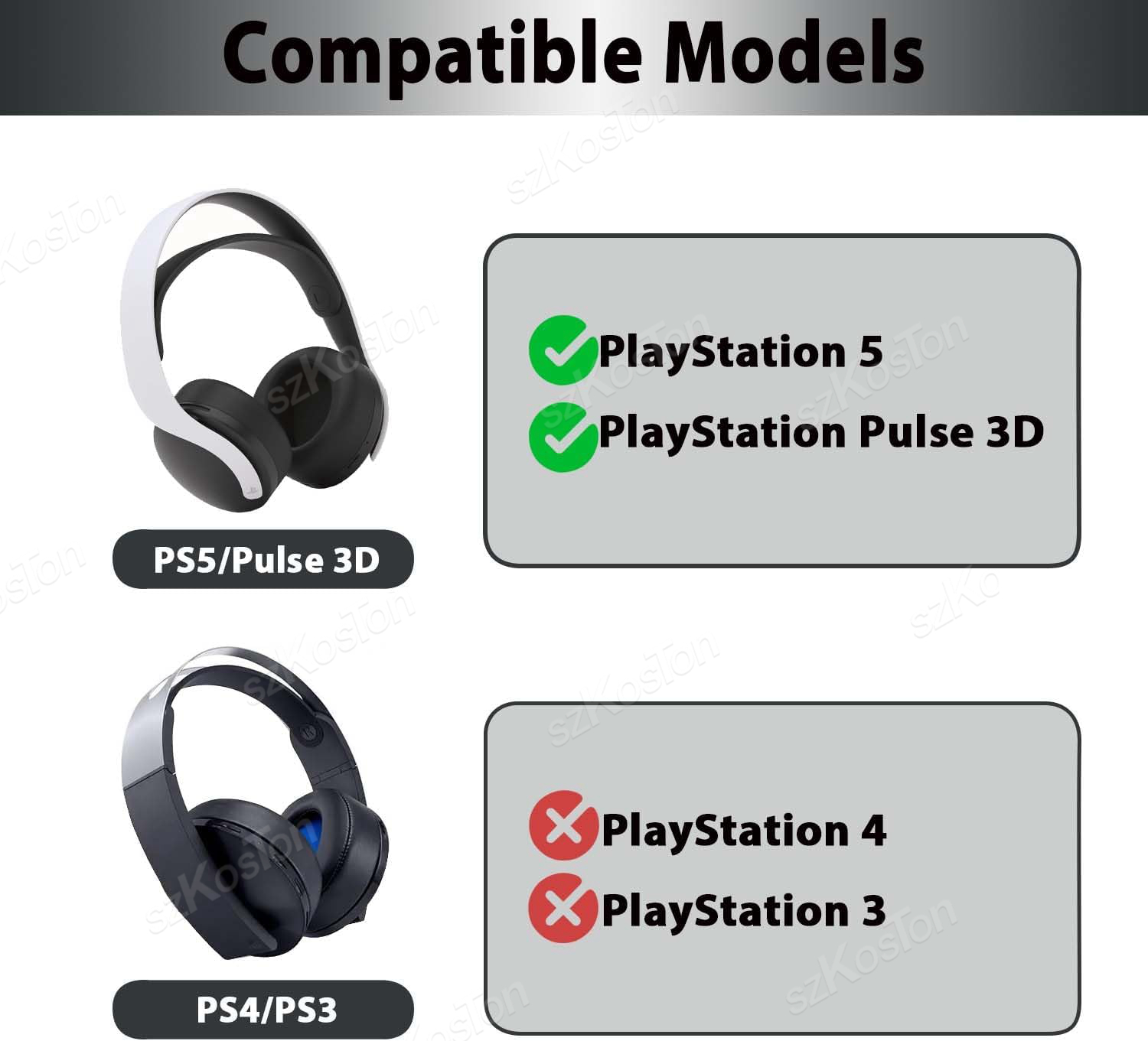 Replacement Ear Pads for PS5 P - огляд і ціна Cooling Pillow Gel