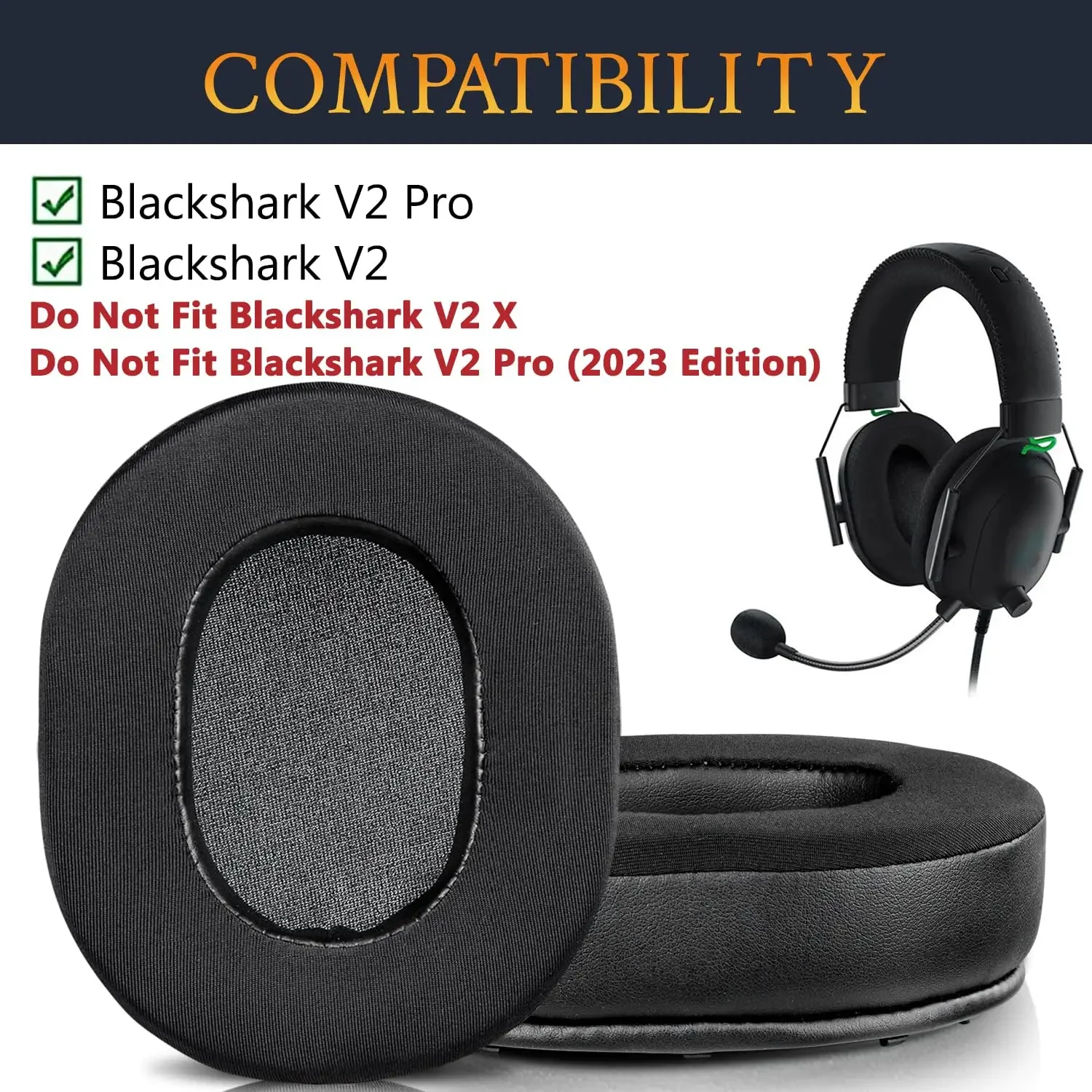 Ear Pads for BlackShark V2 Pro - огляд і ціна Cooling Pillow Gel